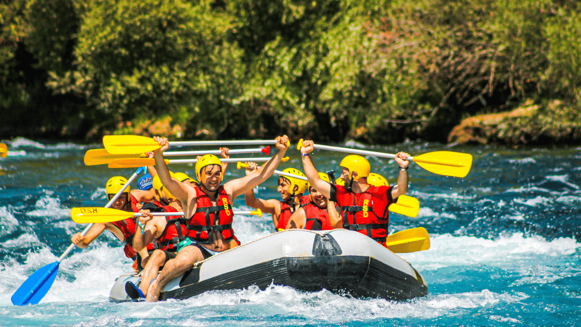 Whitewater rafting on the Nantahala River near Franklin NC